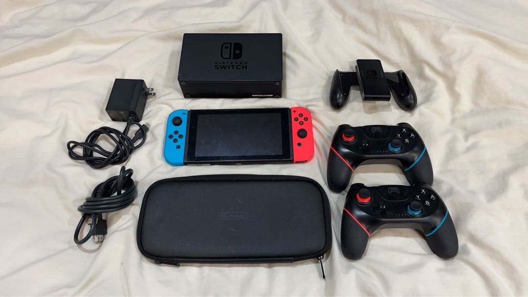 Nintendo Switch ネオンブルー/レッド 本体 ゲームソフト3本付き