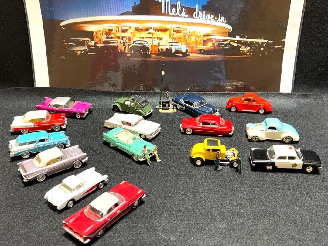 メルズドライブイン アメリカングラフィティ アメリカンダイナー ジオラマ