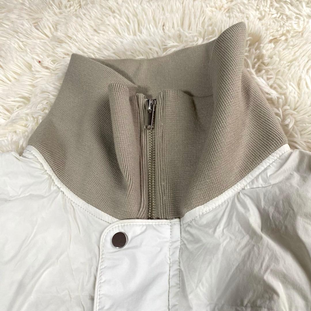 アダムエロペ ドロストキルティングブルゾン キナリ