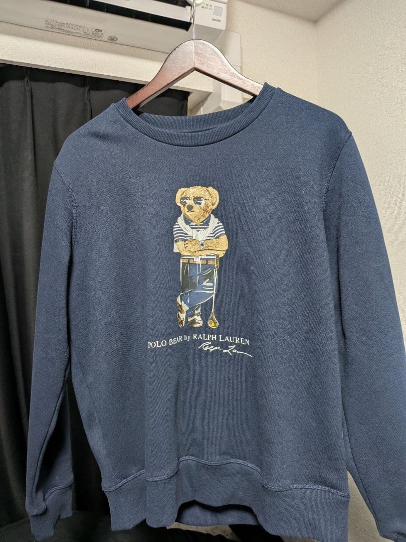 ポロラルフローレン　ポロベア裏起毛スウェットメンズM