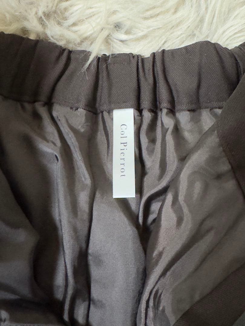 L'Appartement アパルトモン Side Zip Pants ブラウン