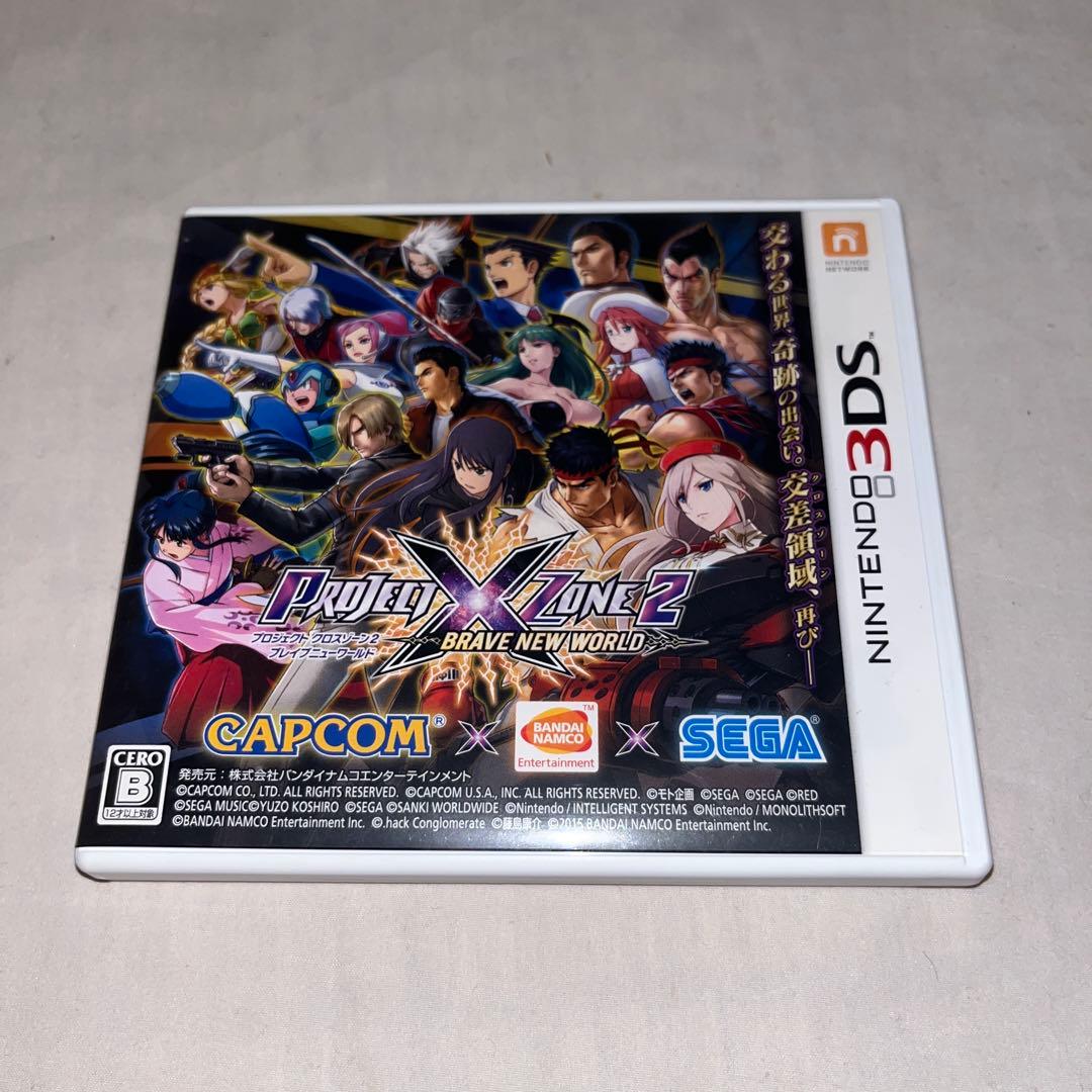 【レア】3DS PROJECT X ZONE 2：BRAVE NEW WORLD