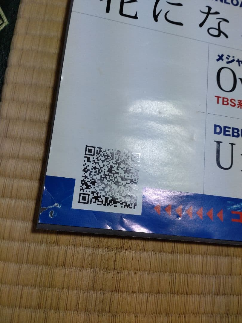flumpool デビューシングル「花になれ」ポスター　サイン