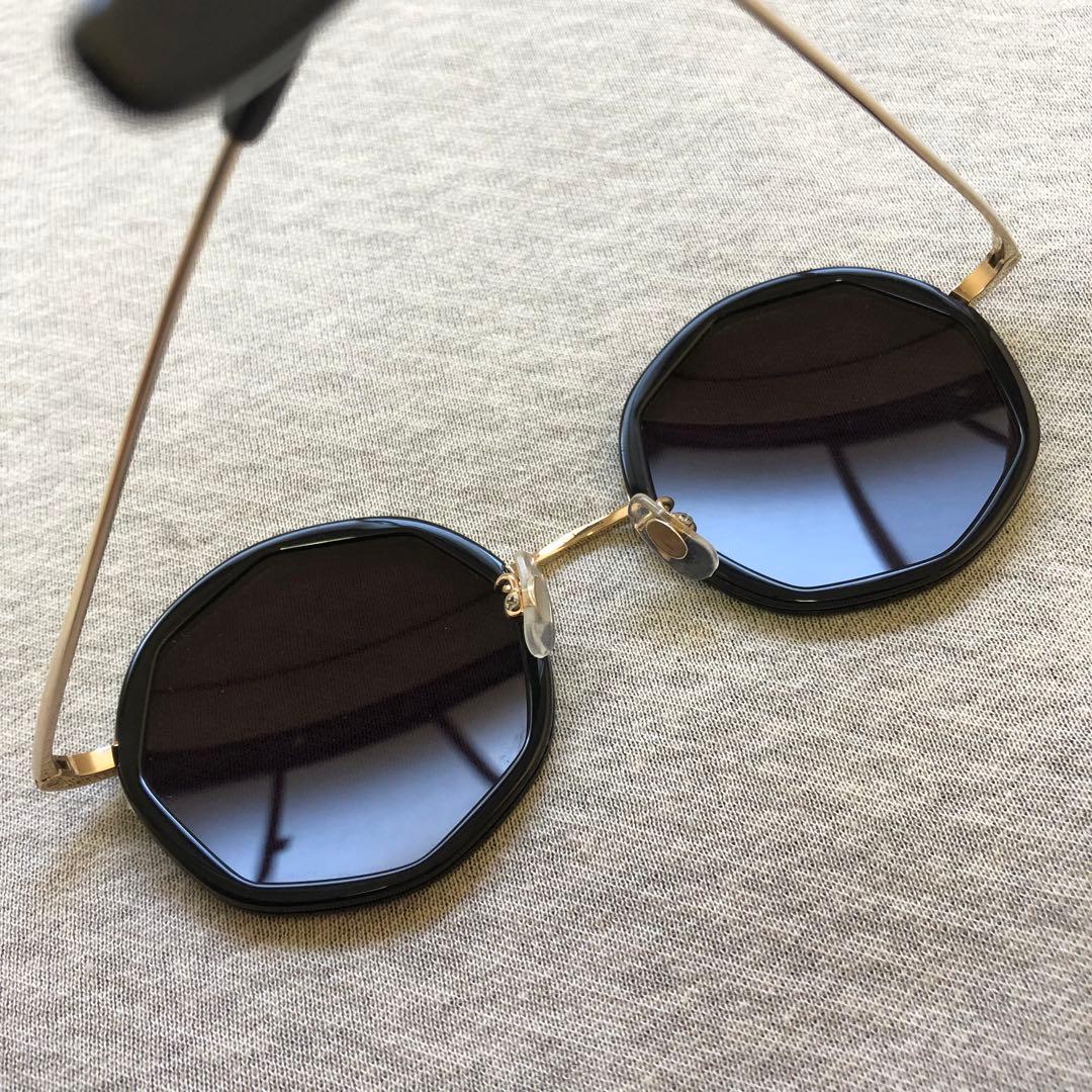 Megane and me サングラス？　眼鏡フレーム　八角形　USED