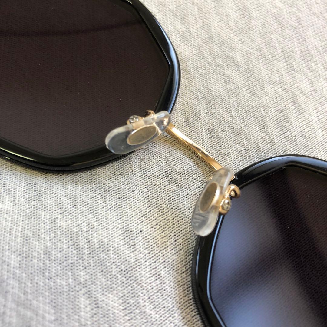 Megane and me サングラス？　眼鏡フレーム　八角形　USED