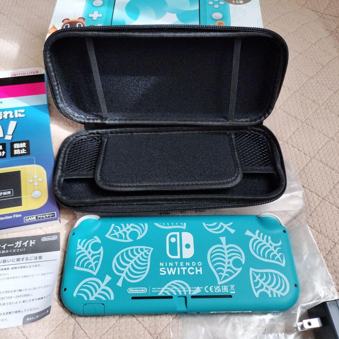 Nintendo Switch Lite どうぶつの森デザイン　収納ケース付き