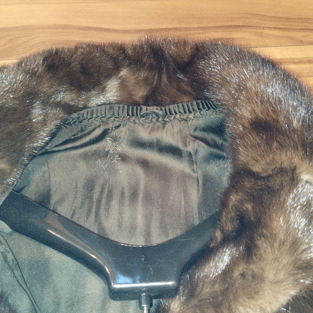 サガミンク　ロングコート　銀サガ　銀タグ