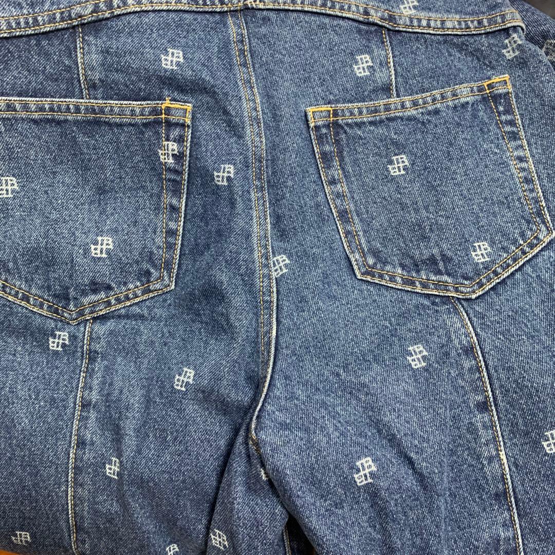 LILY BROWN ハーフスリーブデニムジャケットデニムワイドパンツ