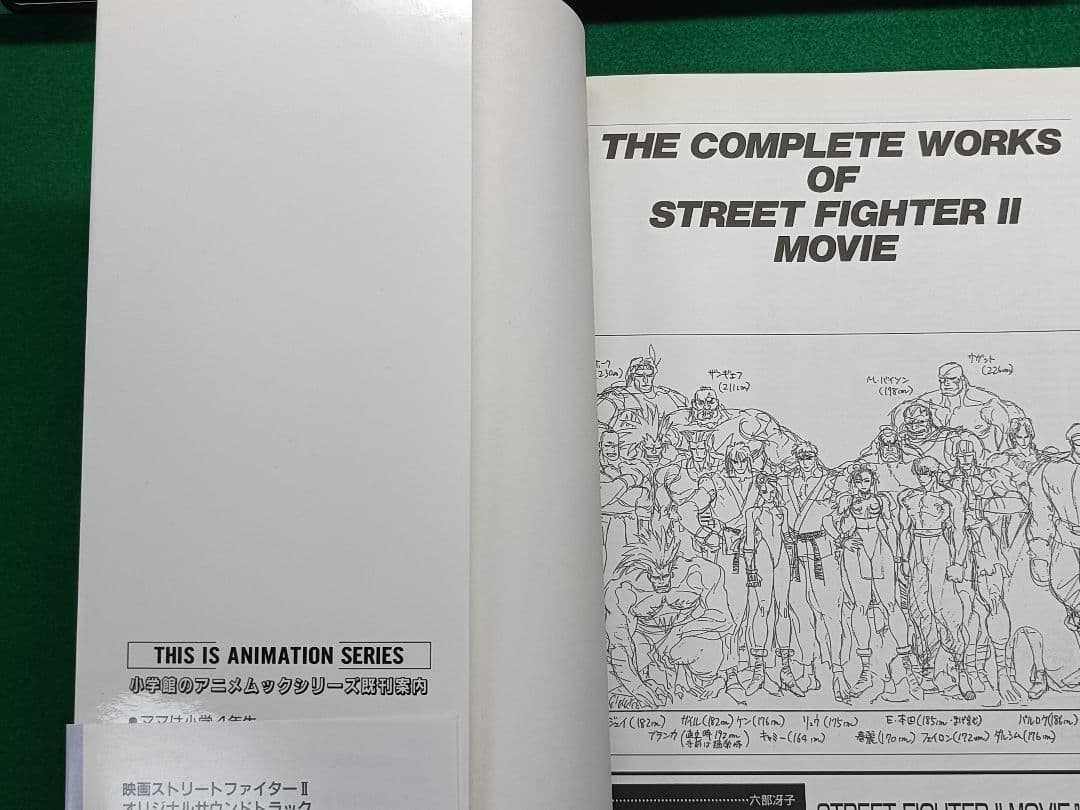 初版 劇場版ストリートファイターII 映画資料全集