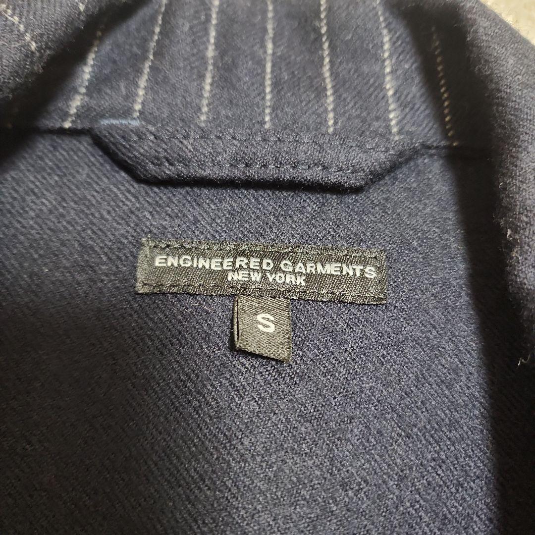 【新品】エンジニアードガーメンツ　NBジャケット　チョークストライプ　ウール