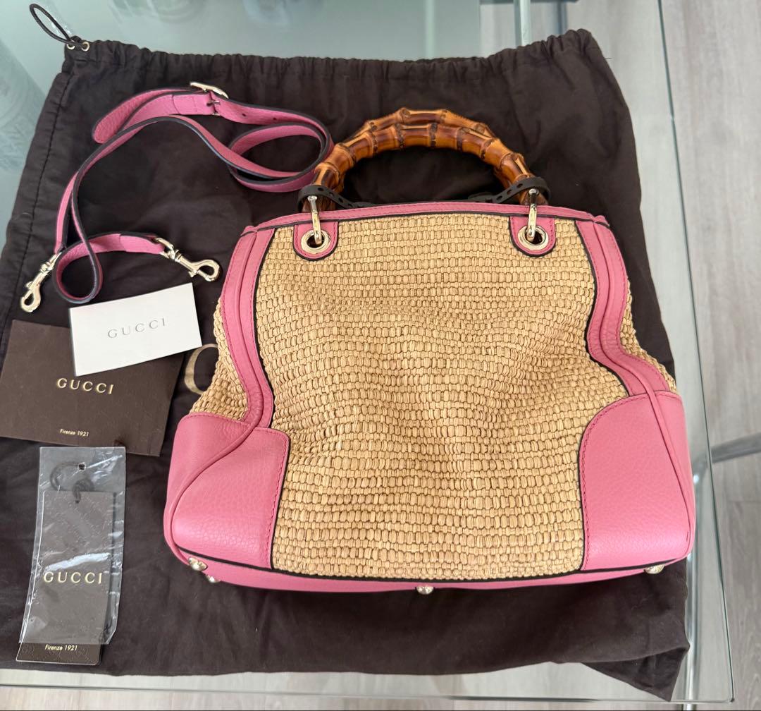 レア　GUCCI バンブー　カゴバック　新品未使用