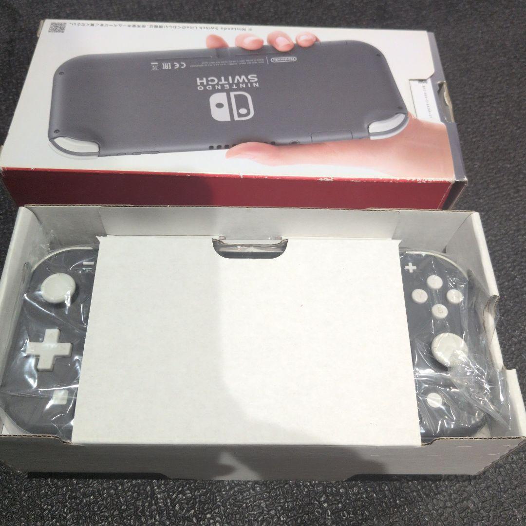 Nintendo Switch Lite グレー 本体のみ　カバー付