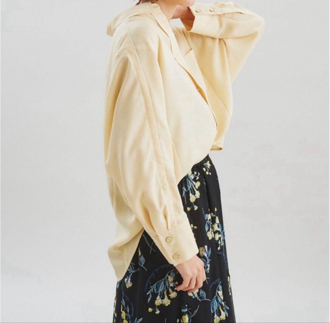 グレースコンチネンタル イレギュラードルマンシャツ