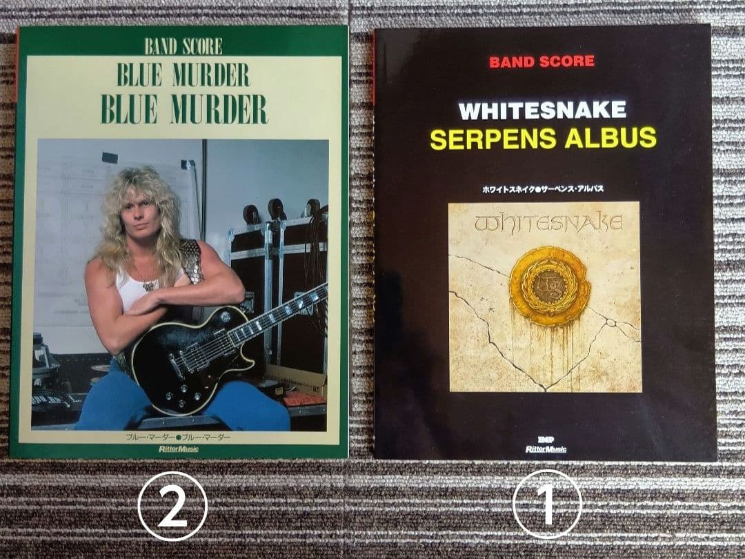ホワイトスネイク ブルー・マーダー Blue Murder スコア 楽譜