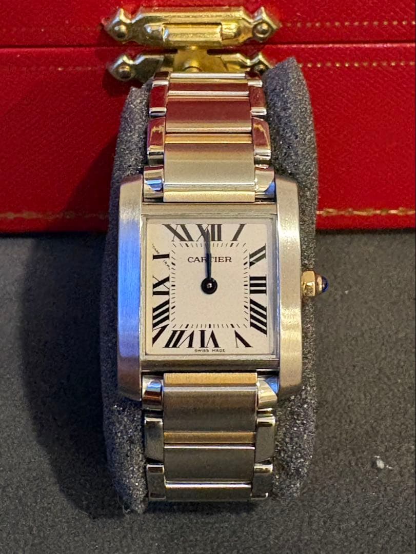 カルティエ Cartier タンクフランセーズ コンビ