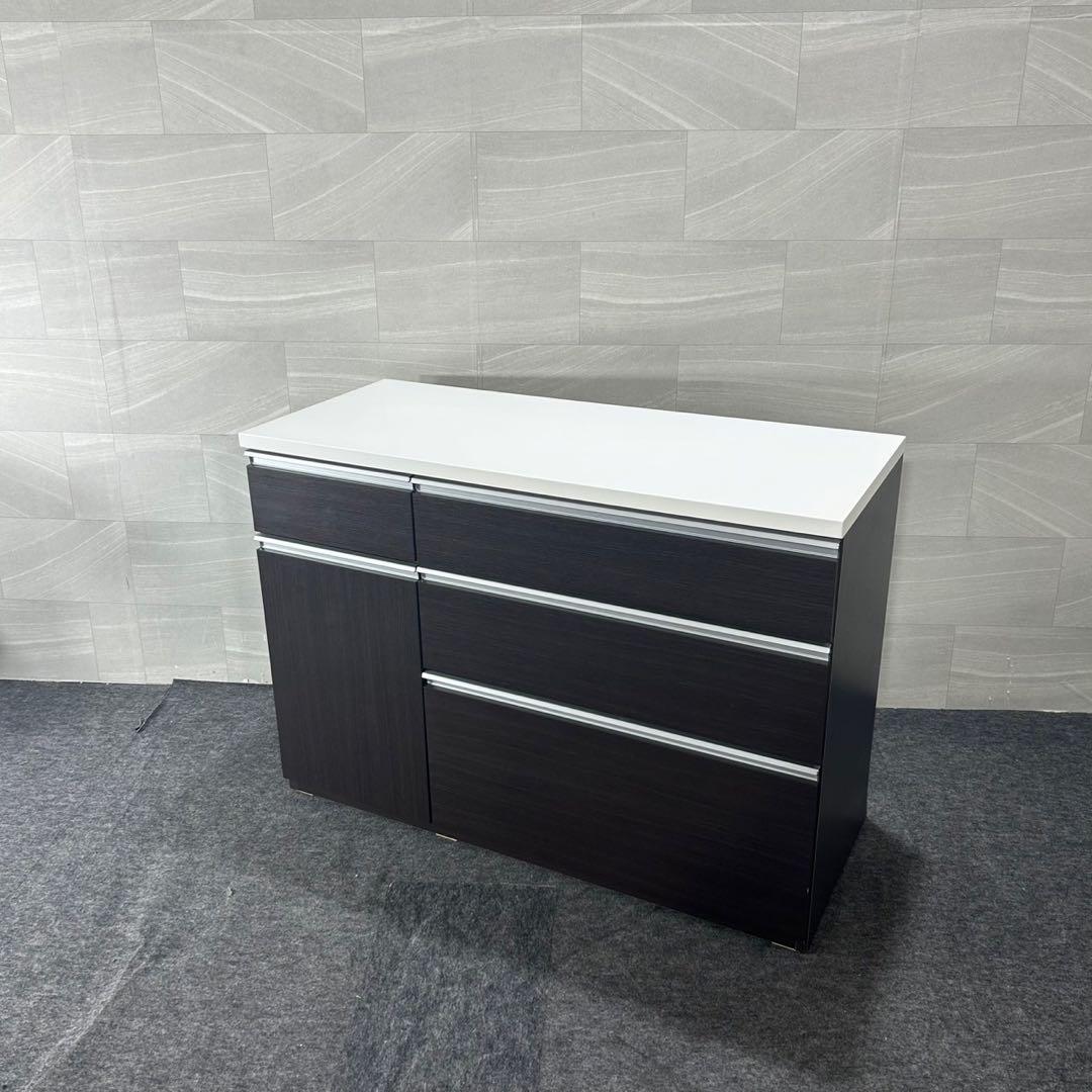 NITORI キッチンカウンター シンプル キュリー2 幅120cm d4403