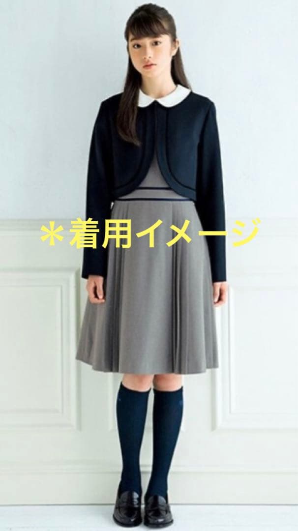 ポンポネットジュニア L/160 お受験 卒服 ボレロ ワンピース 2点セット