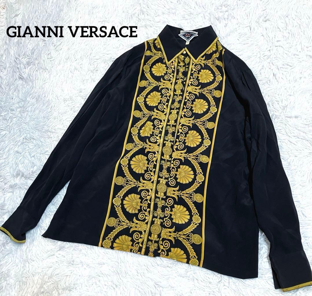 専用 GIANNI VERSACE ヴェルサーチ シルク シャツ