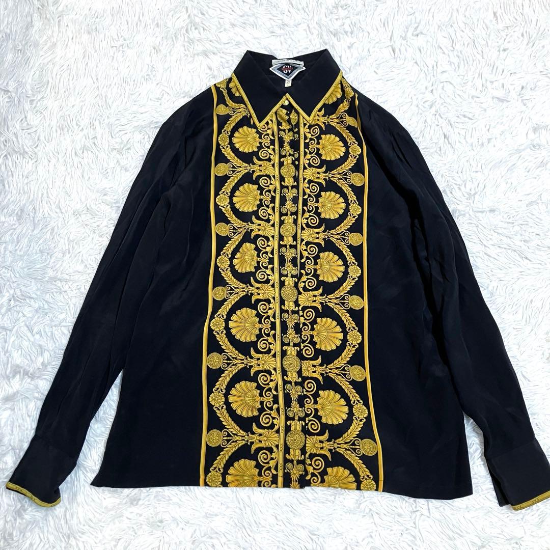 専用 GIANNI VERSACE ヴェルサーチ シルク シャツ