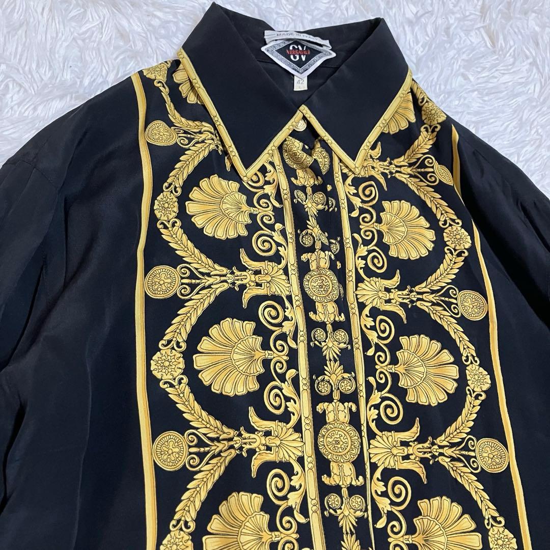 専用 GIANNI VERSACE ヴェルサーチ シルク シャツ