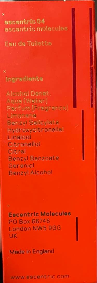 エセントリック モレキュールズ エセントリック04 30ml