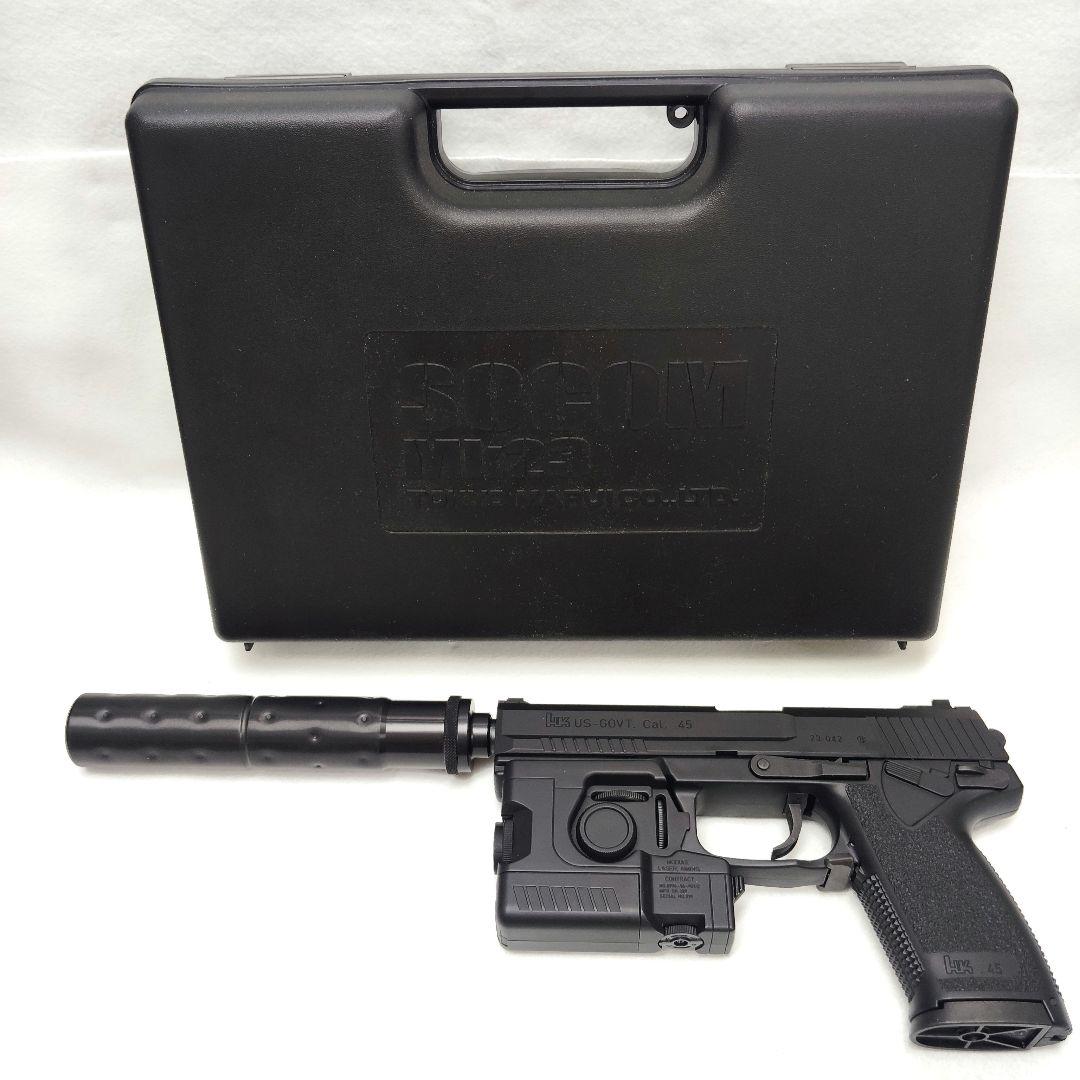 【T】美品　SOCOM Mk23　ガスガン　サイレンサー付