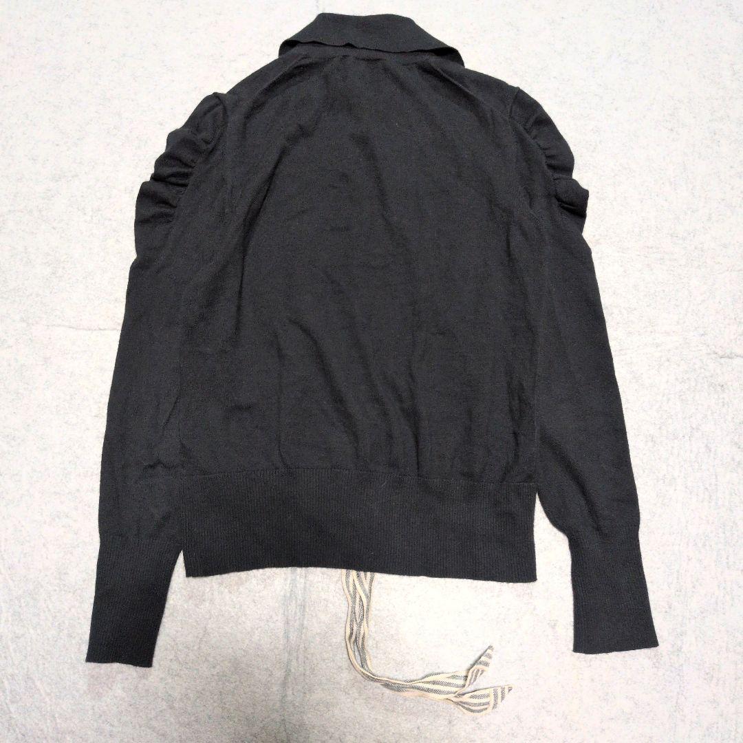 ヴィヴィアンウエストウッド リボンタイ パワショル オーブ 黒 ストライプ