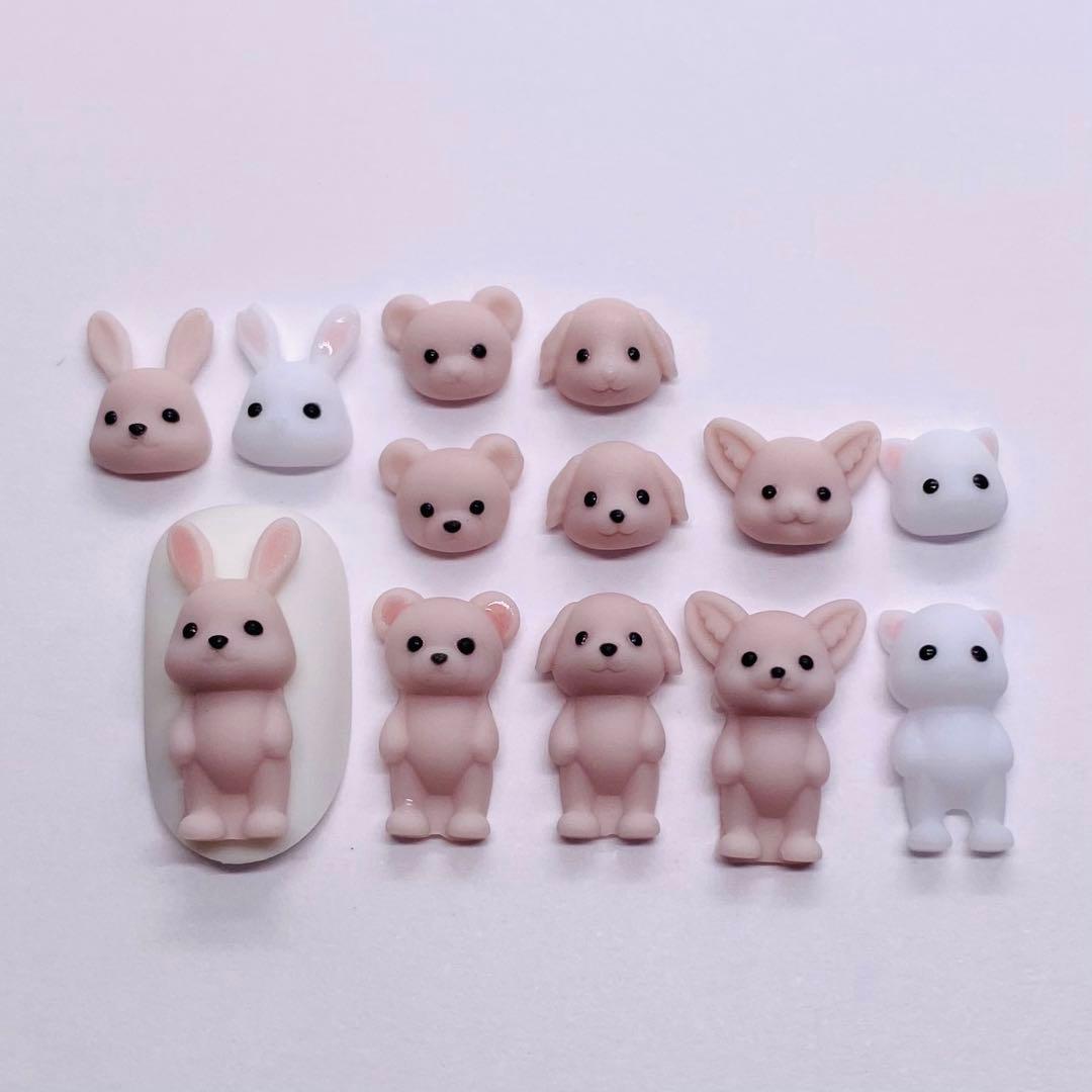 小さな動物　アニマル　シルバニア　ネイル　パーツ　デコ