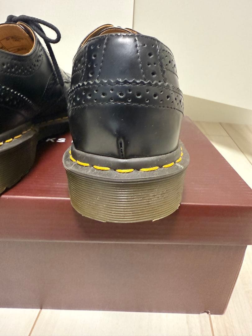 コムデギャルソンオムドゥ×Dr.Marten ウィングチップ革靴 箱無し