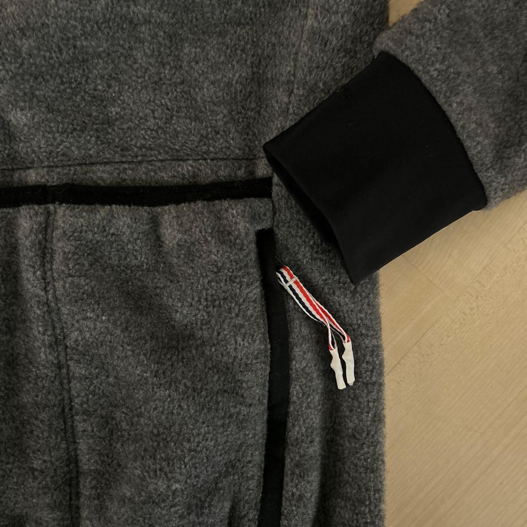 CAFE DU CYCLISTE フリースサイクルジャージグレーメンズM