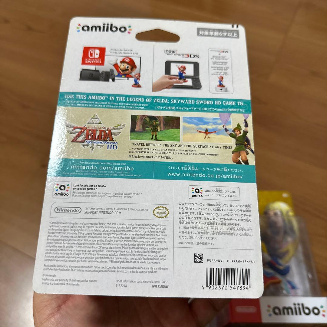 amiibo ゼルダ&ロフトバード スカイウォードソード3個セット