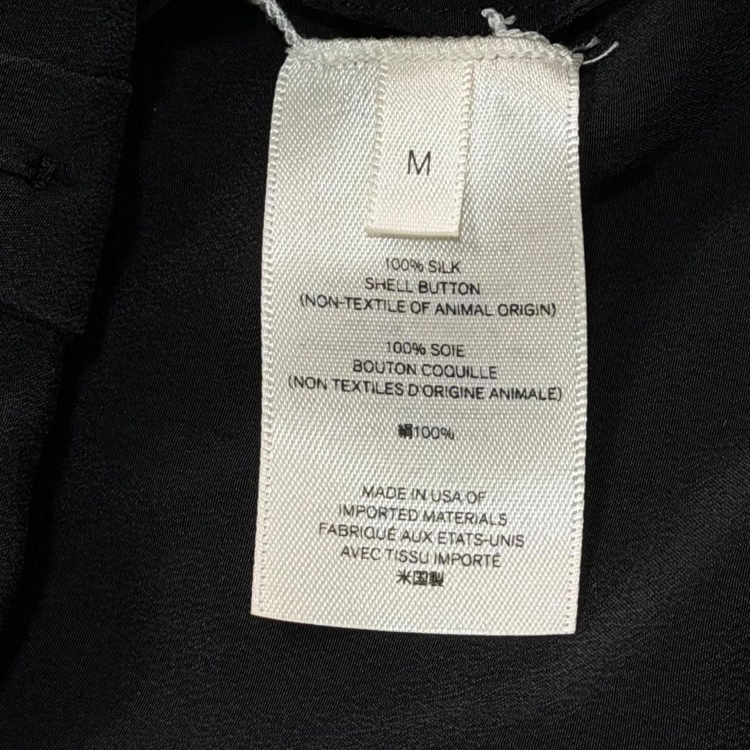 16255✨ザ ロウ シルクノースリーブ チュニック 黒 ブラック M