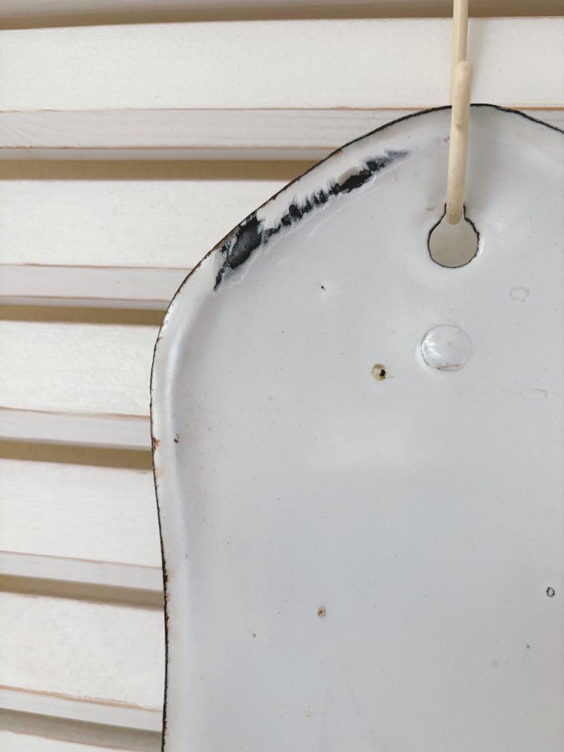 アンティーク☆ホーローブラシホルダー　イギリス