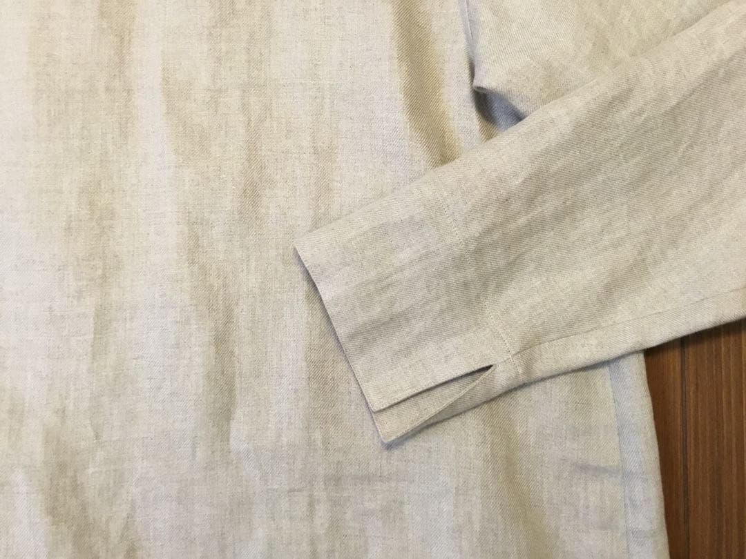 [専用]wafu◆プレミアム シャーリング リネントップス◆フラックス◆サイズ１