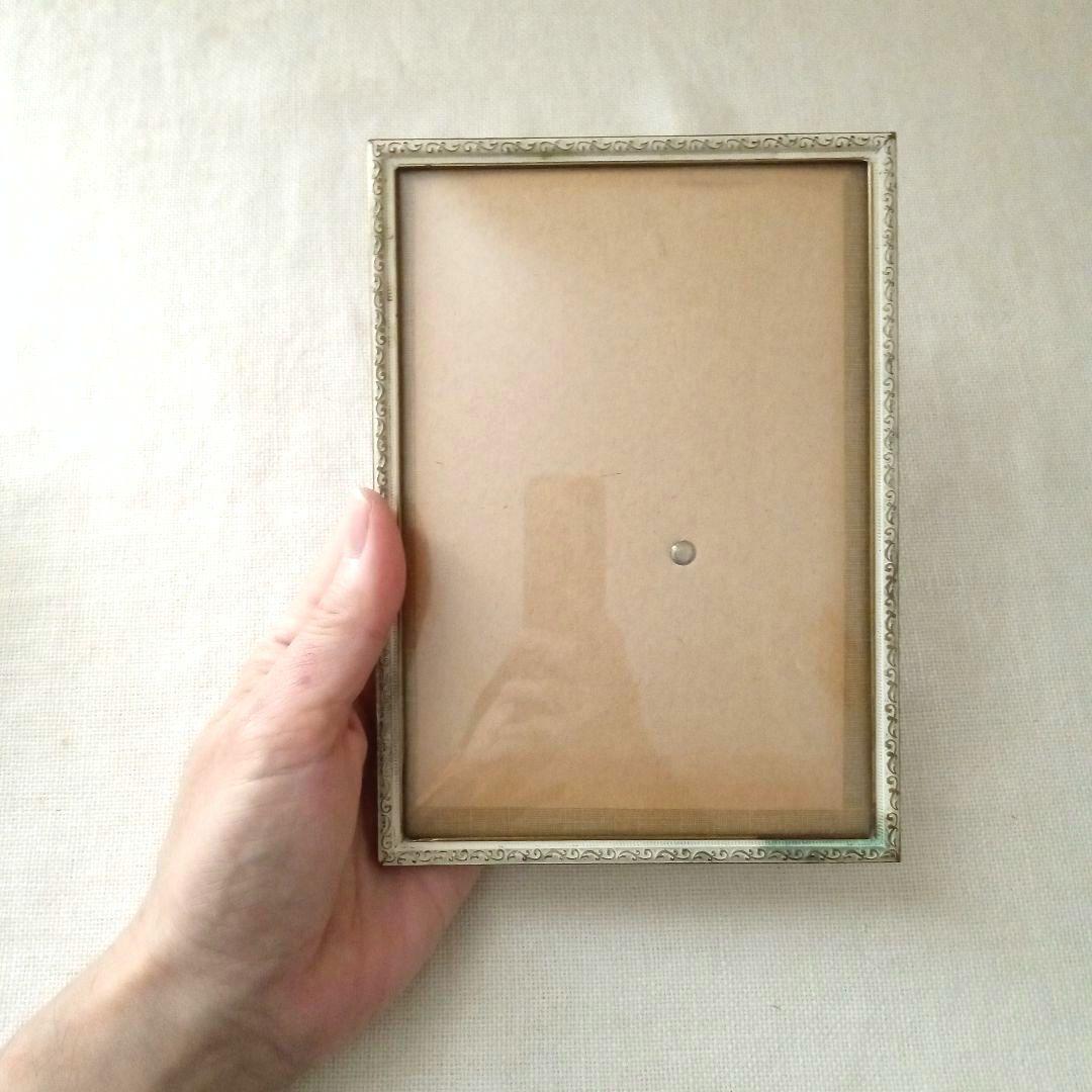 真鍮 フォトフレームD スウェーデン 北欧 ヴィンテージ