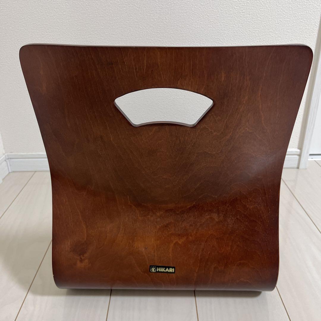 光製作所　座椅子4脚セット　曲がり木製　クッション付き 和風 座敷 旅館