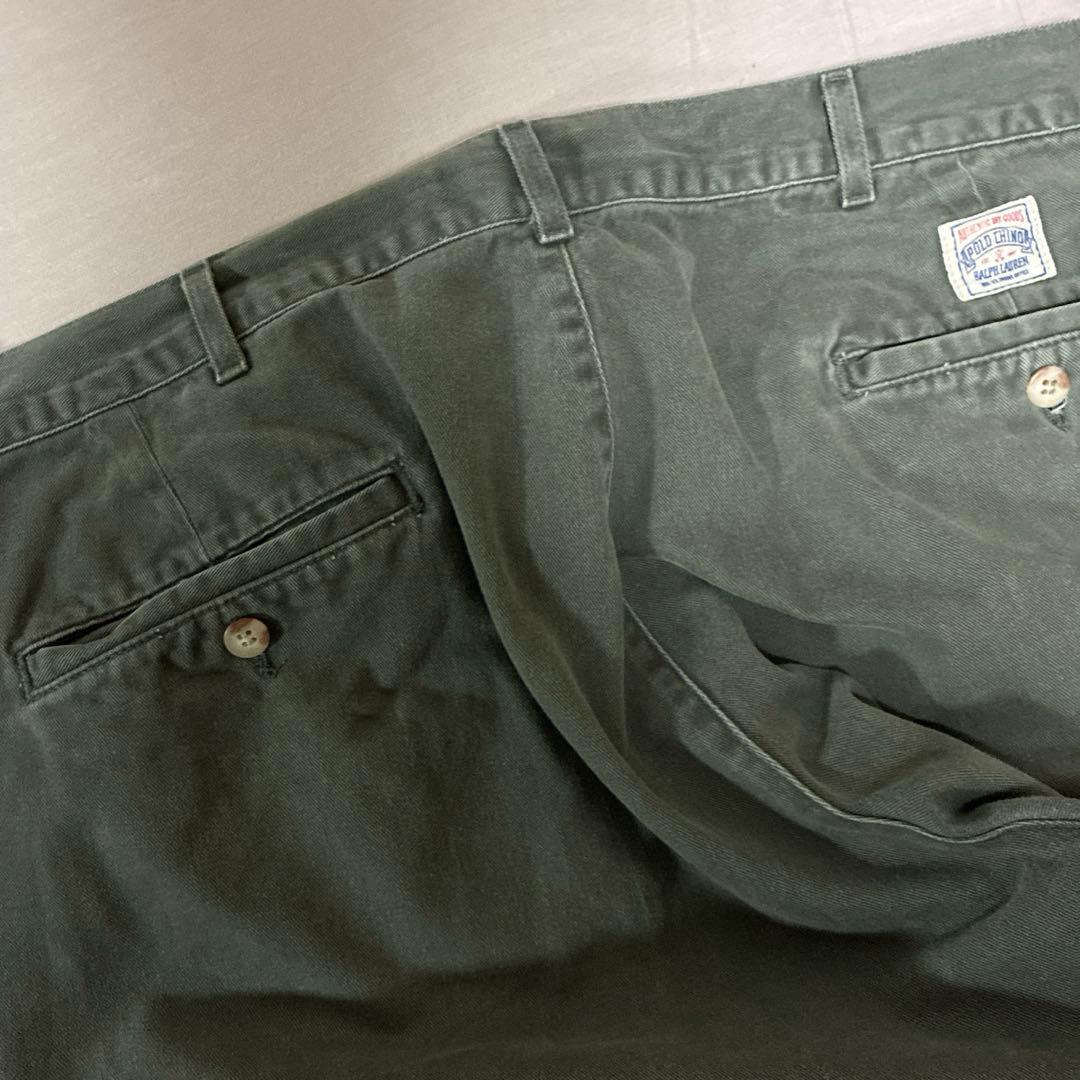 古着　90s　ポロバイラルフローレン　ポロチノ　チノパン　USA製