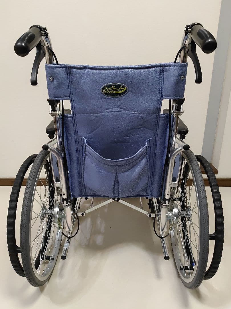 美品 自走式車椅子 エアリアル 松永製作所 車いす MW-SL5B 送料無料