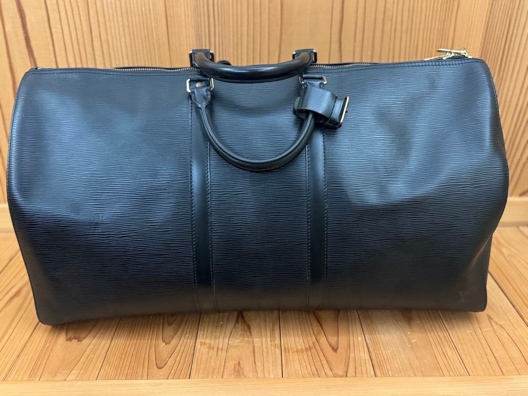 とりかご様用商品　美品ルイ・ヴィトンキーポル55エピブラック正規品