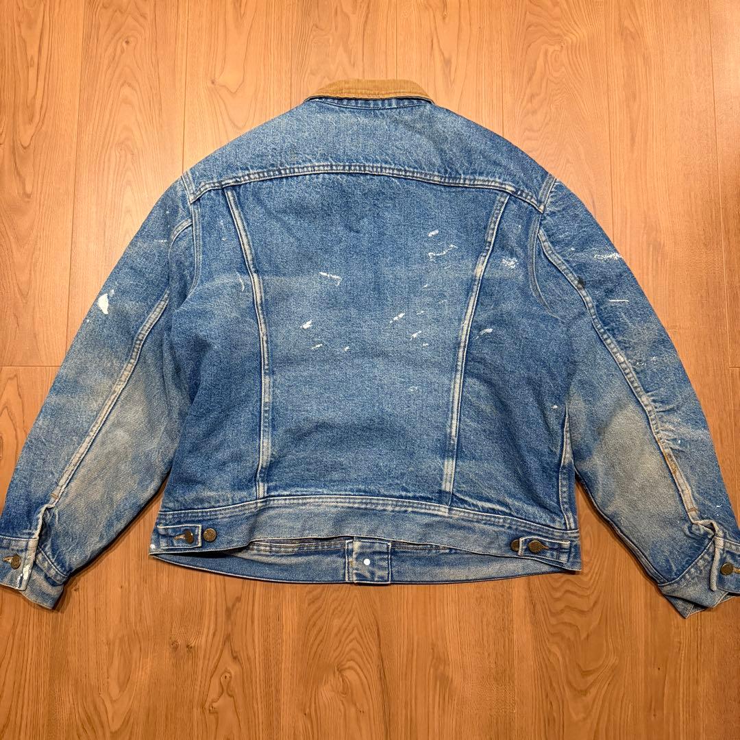 雰囲気◎ 70s Lee ストームライダー デニムジャケット ペンキ ビンテージ