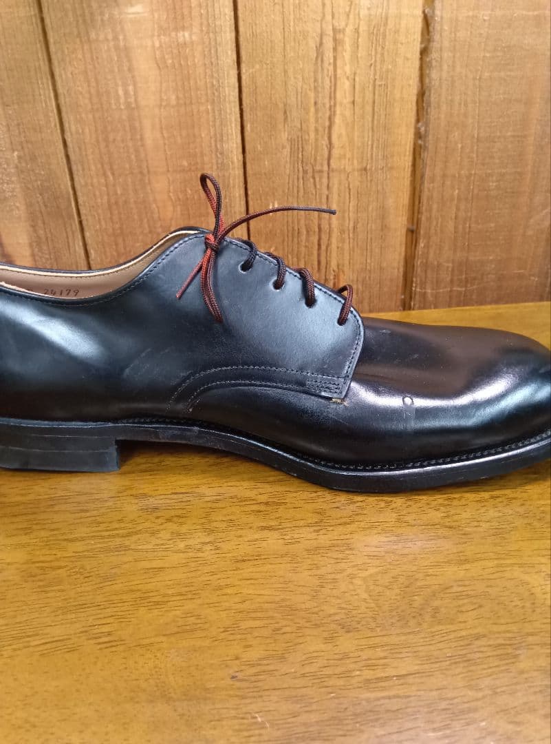 デッド 70s US NAVY USN サービス シューズ ミリタリー 米軍 黒