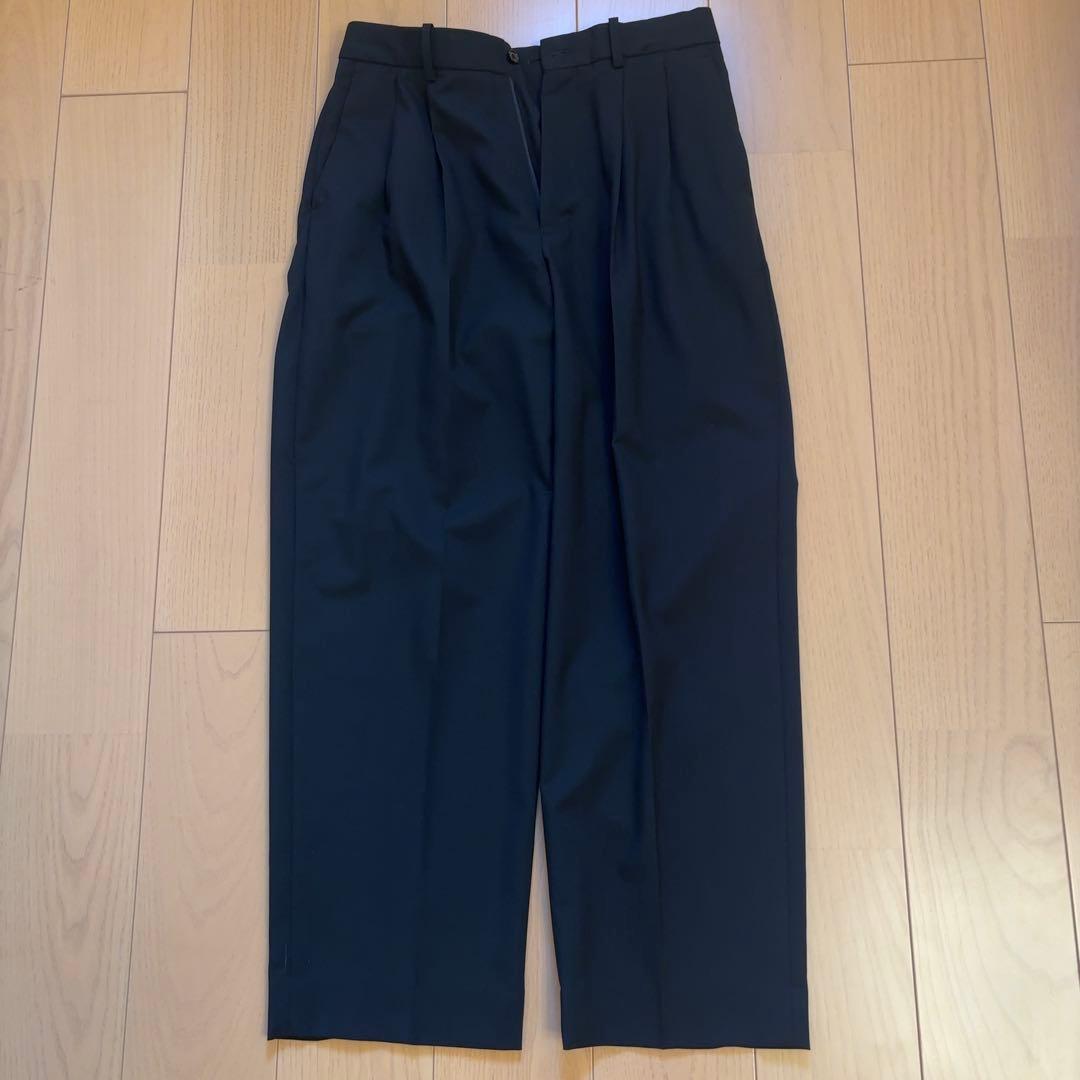 【美品】25ss MARKAWARE トロピカルウールスラックス 3
