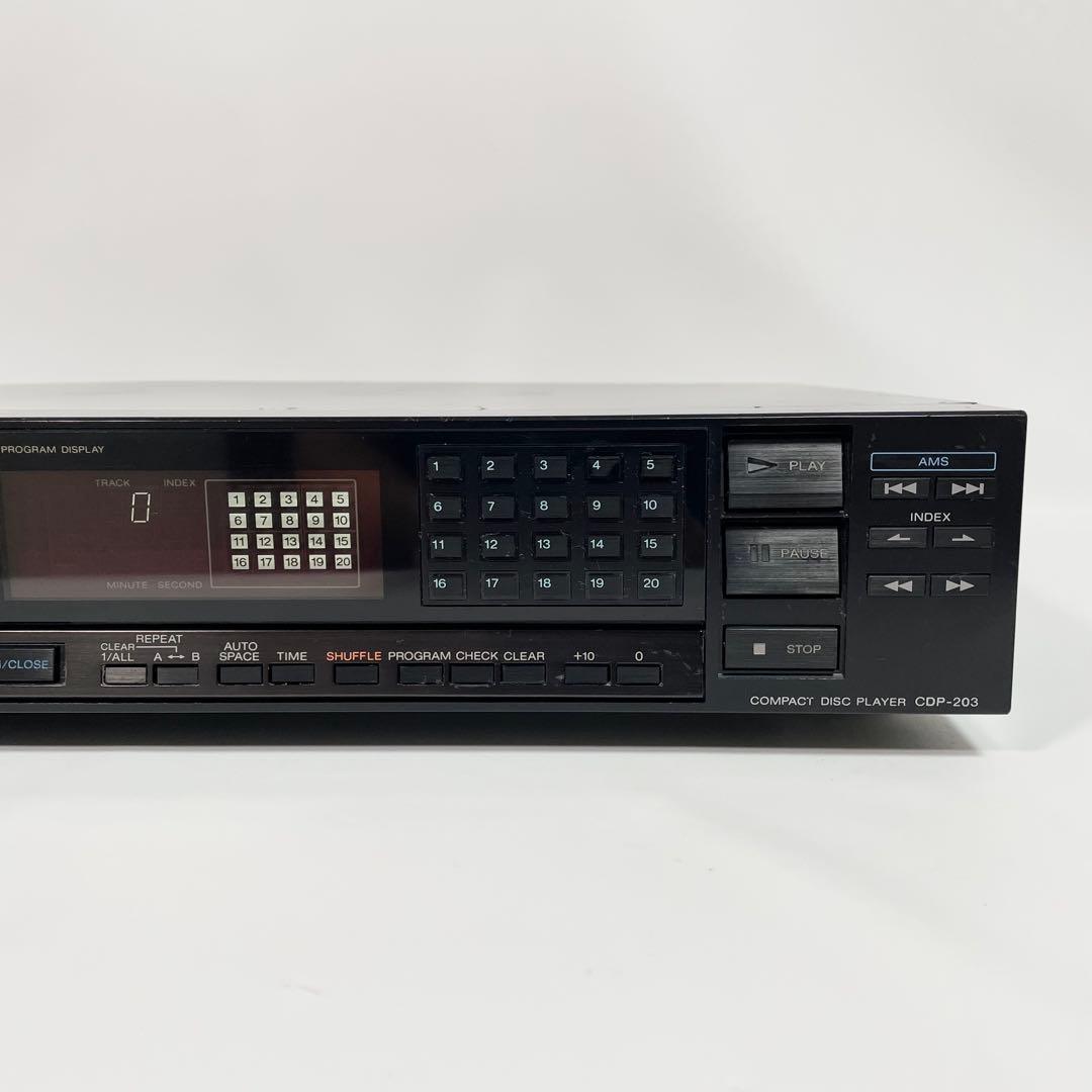 【希少・動作品】SONY CDP-203 CDプレーヤー　ソニー