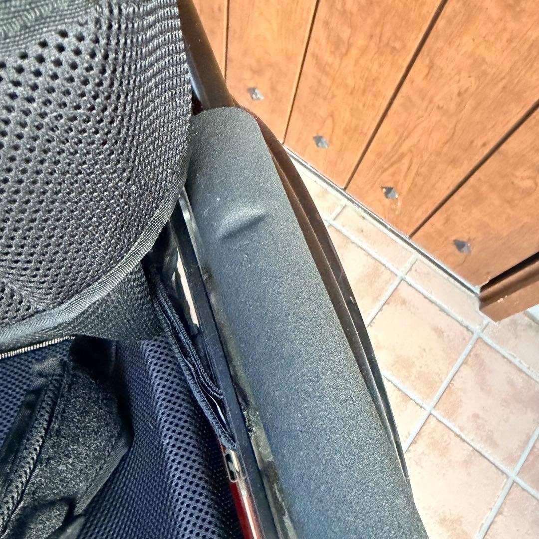 車いす　OX miniNeoジュニア　スクール　赤　チェッカー柄　子供用車椅子