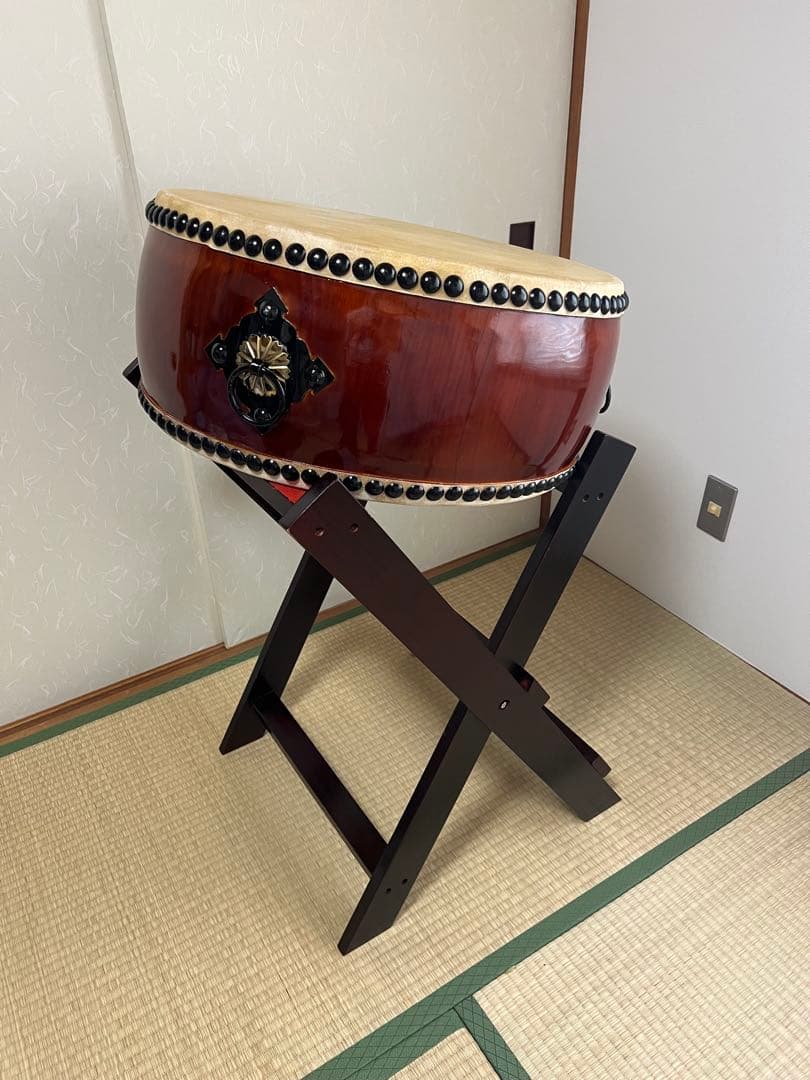 平太鼓　台座・ケース付き
