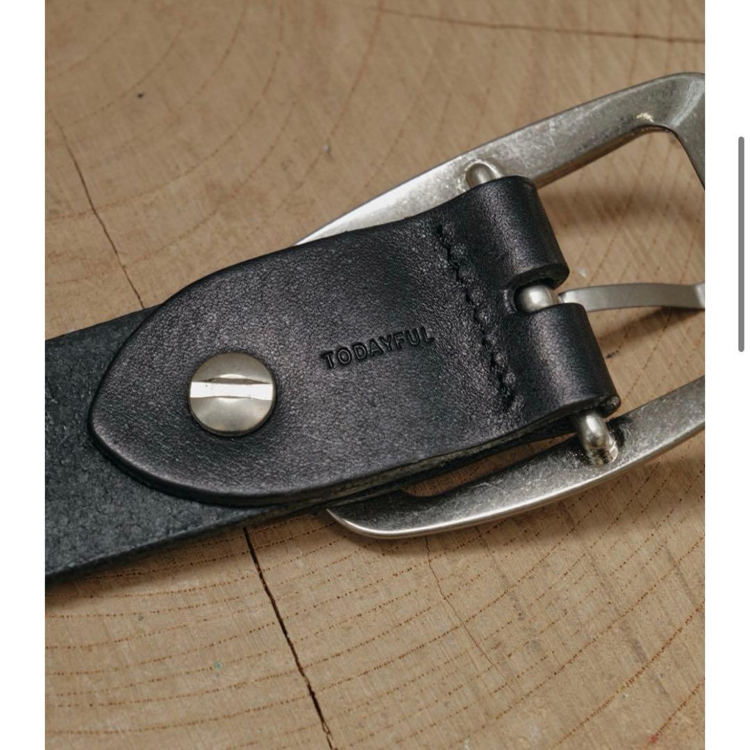 todayful トゥデイフル Vintage Leather Belt ベルト