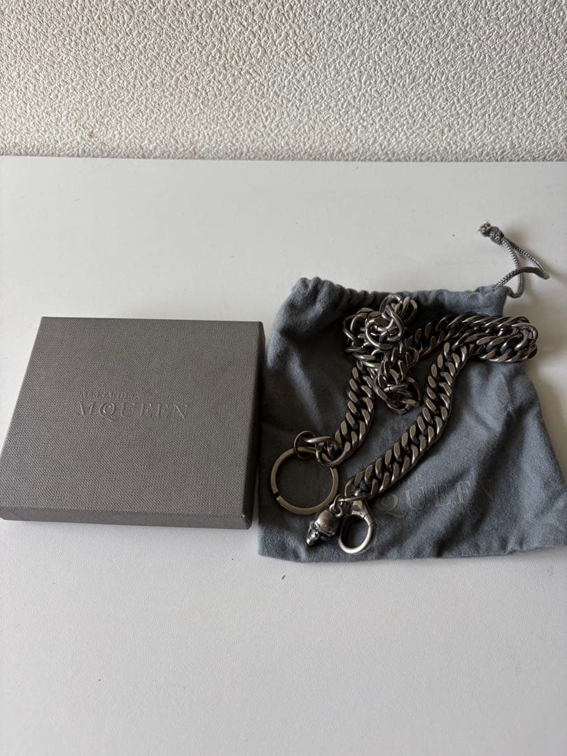 ALEXANDERMcQUEENアレキサンダーマックイーン喜平ウォレットチェーン