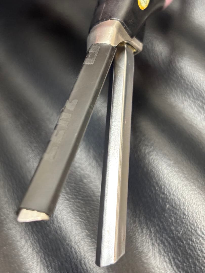 超美品　LENZ F-8Gレンツアイロン 5角8㎜　コード無し　理容アイロン