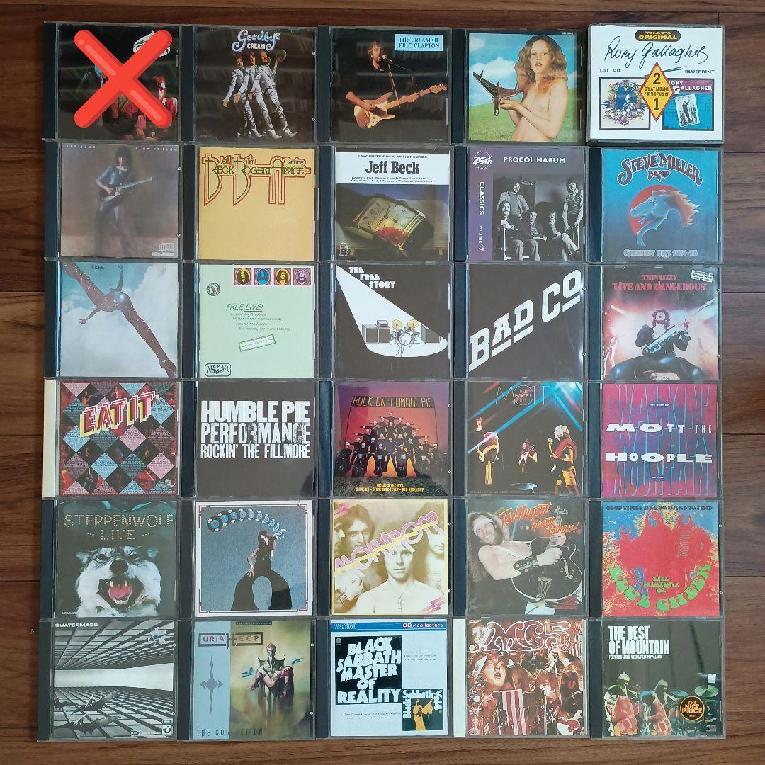 ハードロック中古CD　29作品まとめ売り