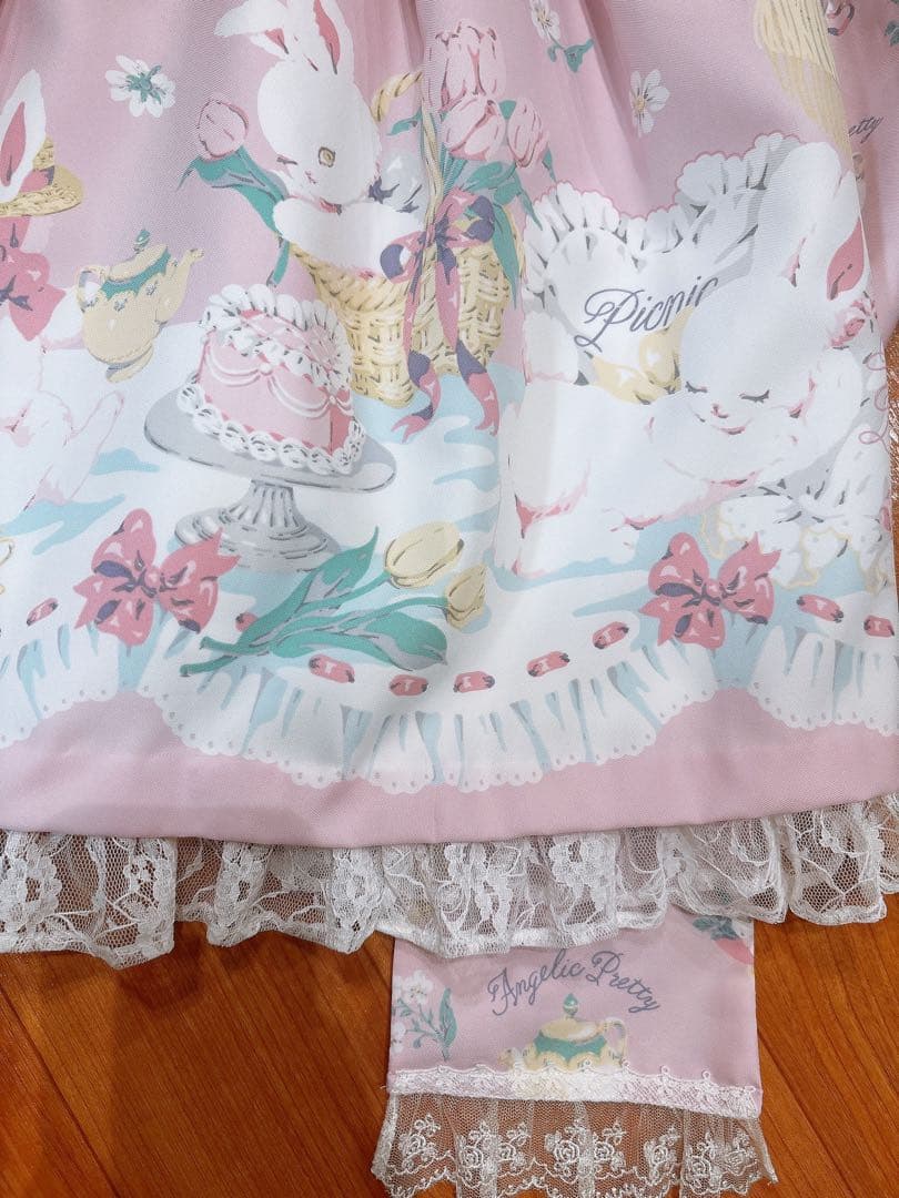 angelic pretty うさぎのpicnic party OP+KC